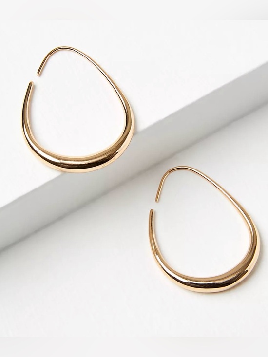 LOFT Jewelry - New Loft Metallic Drop Teardrop Earrings